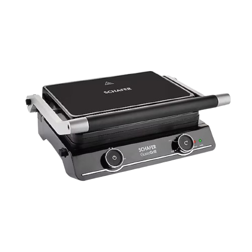 Schafer Gusto Grill 1800 W Izgara ve Tost Makinesi Siyah