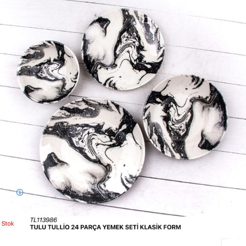 ARYILDIZ YEMEK TAK 24PRÇ DB0655 ORGANİK TULU